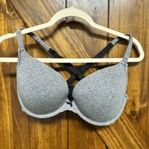 Cacique Plunge Boost 40C bra, convertible, cotton, excellent used condition